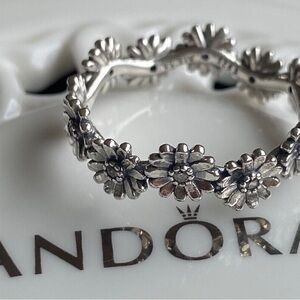 Authentic Pandora Daisy Crown Ring